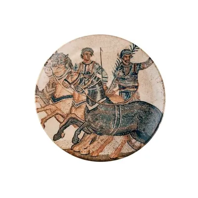 Тарелка «Месопотамия Османия» фарфор D=30см коричнев.