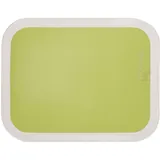 Поднос прямоугольный полиэстер ,L=46,B=36см зелен.,белый