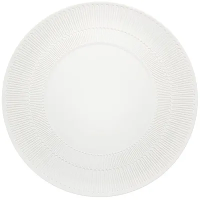 Тарелка десертная фарфор D=281,H=25мм белый