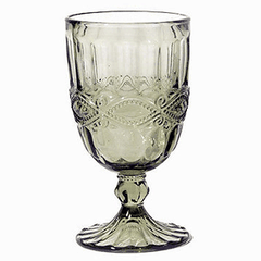 Wine glass “Solange”  glass  275 ml  D=80, H=146mm  olive.