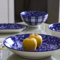 Тарелка «Грэйс» овальная фарфор ,H=3,L=28,B=18см тем.син.,белый, изображение 2