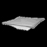 Салатник «Кьюбо» стекло 0,5л ,H=45,L=225,B=225мм прозр.,зелен.