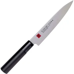 Нож кухонный универсальный сталь нерж.,дерево ,L=265/150,B=28мм металлич.,черный