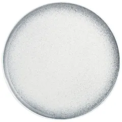 Plate porcelain D=27cm white,gray