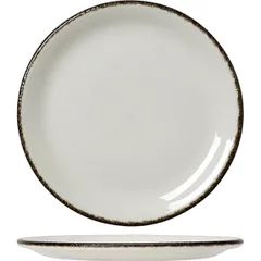 Plate “Chakool Dapple” pie porcelain,porcelain D=15,H=2cm white,black