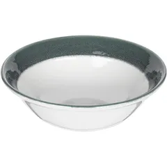 Salad bowl “Revolution Edge Jade”  porcelain  430 ml  D=165, H=50mm  white, green.