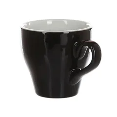 Кружка «Тулип» фарфор 280мл D=90,H=85,L=125мм черный