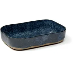 Dish “Mercy” deep No. 5  sandstone , H=5, L=230, B=150mm  blue, gray