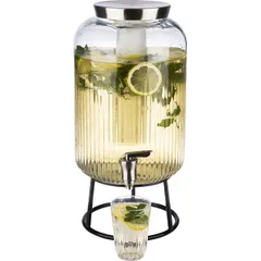 Охлаждающая трубка для графина 10400,10403,10406 пластик D=11,H=24см прозр., изображение 2