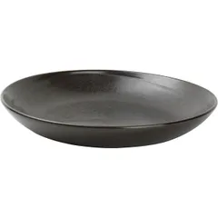 Deep plate  porcelain  D=245, H=40mm  dark grey.