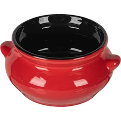 Горшок для запекания «Лакомка» керамика 450мл красный,черный, изображение 4