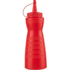 Container for sauces plastic 350ml D=6,H=20cm red