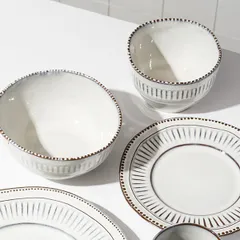 Салатник «Стили» фарфор 0,84л D=17см белый, изображение 4