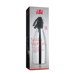 Сифон для газирования воды сталь нерж. 0,9л металлич., изображение 2