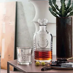 Штоф «Оффисина 1825» с крышкой стекло 1л D=10,5,H=23,7см прозр., изображение 3