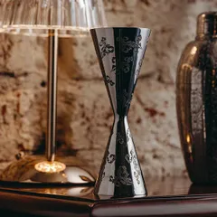 Джиггер «Пробар Премиум Мотиво» 60/90 мл с орнаментом сталь нерж. D=52/59,H=155мм серебрист., изображение 3