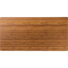 Блюдо сервировочное «Бамвоо» пластик ,H=15,L=508,B=254мм св.корич.