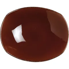 Deep plate “Terramesa Mocha”  porcelain , H=55, L=255, B=240mm  dark brown.