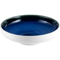 Salad bowl “Abyssos”  porcelain  1.7 l  D=255, H=70mm  white, blue