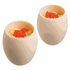 Tasting form “Egg” (-20+100С)[100pcs] polyprop. D=42,H=60mm