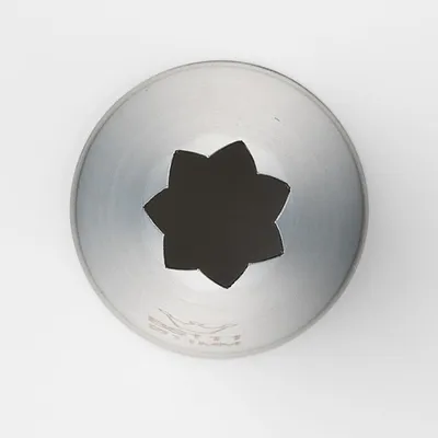 Насадка кондитерская «Открытая звезда» (7 зубцов)[5шт] сталь нерж. D=30/11,H=50мм стальной, изображение 2