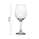 Бокал для вина «Амбер» стекло 365мл D=60,H=197мм прозр., Объем по данным поставщика (мл): 365, изображение 8
