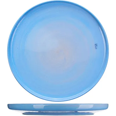 Тарелка «Дестино Блю» керамика D=25см голуб.