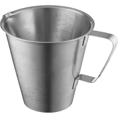 Measuring jug “Prootel”  stainless steel  1 l  D=14.5, H=13 cm  silver.
