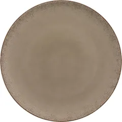 Тарелка «Опшенс Нэйчерал Вуд» мелкая фарфор D=32,H=2см болотн.