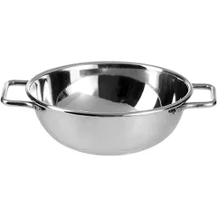 Portion frying pan “Wok” stainless steel 250ml D=110,H=37mm