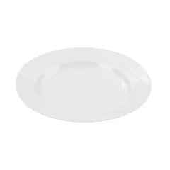 Тарелка «Голубка» мелкая фарфор D=20см белый, изображение 2