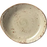 Салатник «Крафт Грин» фарфор 0,67л ,H=55,L=280,B=245мм зелен.