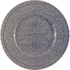 Plate “Skalistos” small  ceramics  D=225, H=25mm  blue.