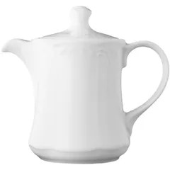 Coffee pot “Bellevue” without lid  porcelain  0.6 l  D=11, H=12.8 cm  white