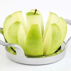 Нож для нарезки яблок алюмин. D=100,H=45,L=170мм металлич., изображение 2