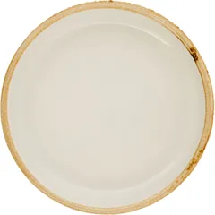 Салатник «Крафт Вайт» фарфор 150мл D=102,H=26мм белый,коричнев., изображение 2