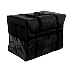 Сумка для доставки для обедов полиуретан,фольга ,H=45,L=60,B=40см черный, изображение 2
