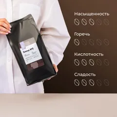 Кофе в зернах «Бленд №8» для эспрессо (Арабика Уганда 60%/ Робуста Вьетнам 40%) 1кг, изображение 3