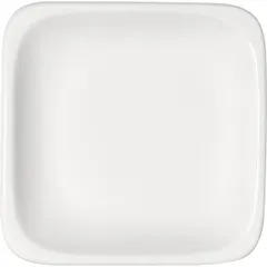 Тарелка квадратная фарфор ,L=12,B=12см белый
