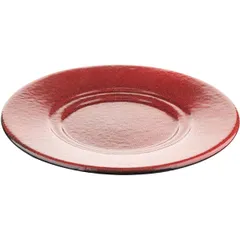 Блюдце «Млечный путь красный» универсальное фарфор D=15,5см красный,черный, изображение 2