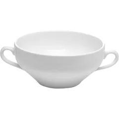 Broth cup “Kunstwerk”  porcelain  400 ml  D=123, H=55, L=173 mm  white