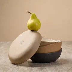 Салатник «Грасп» керамика 0,8л D=180,H=65мм коричнев., Цвет: Коричневый, Объем по данным поставщика (мл): 800, изображение 4