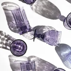 Хайбол (стакан) стекло 300мл D=69,H=138мм фиолет., изображение 4