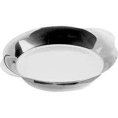 Portion frying pan stainless steel 300ml D=16,H=2cm metal.