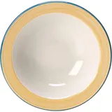 Салатник «Рио Еллоу» фарфор 0,515л D=16,5см белый,желт.