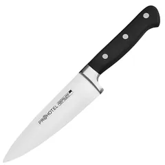 Нож поварской «Проотель» сталь нерж.,пластик ,L=285/150,B=40мм черный,металлич.