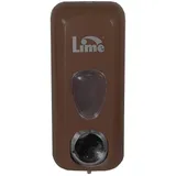 Диспенсер для жидкого мыла заливной 0,6л коричнев.