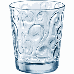 Олд фэшн (стакан) «Наос» стекло 295мл D=84,H=100мм голуб.