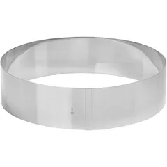 Pastry ring  stainless steel  D=300, H=65mm  metal.