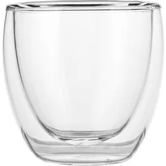 Бокал для горячих напитков «Проотель» двойные стенки термост.стекло 80мл D=6,H=6см